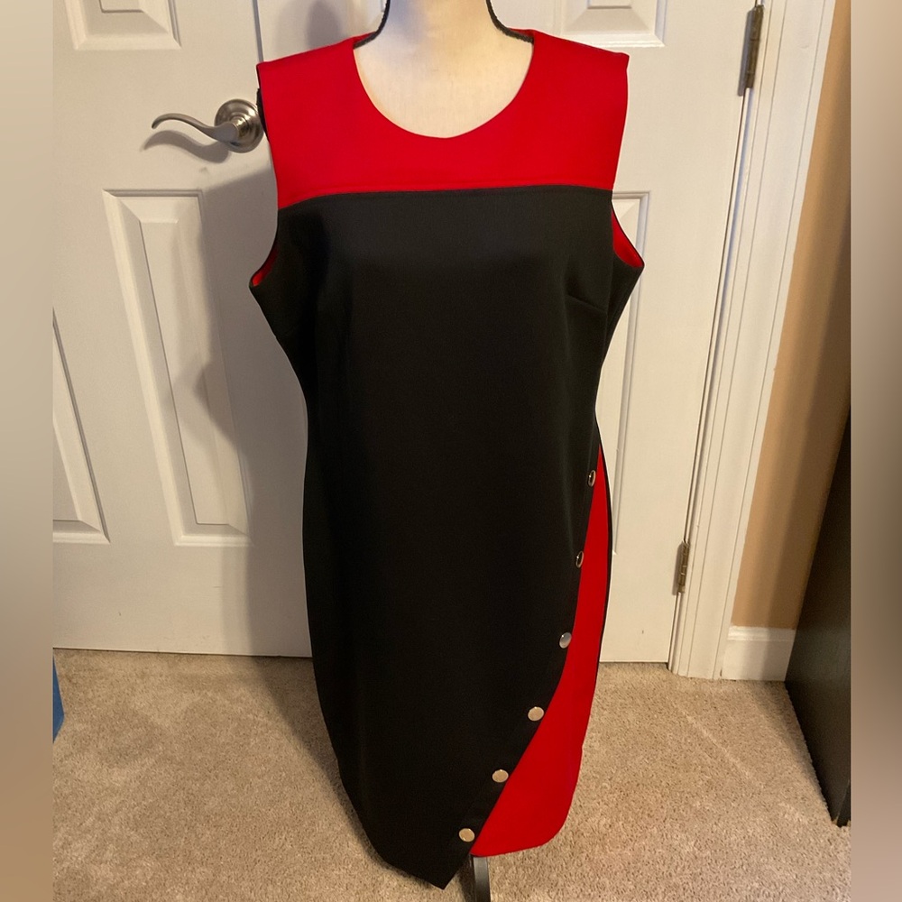 Red and Black Tommy Hilfiger Dress